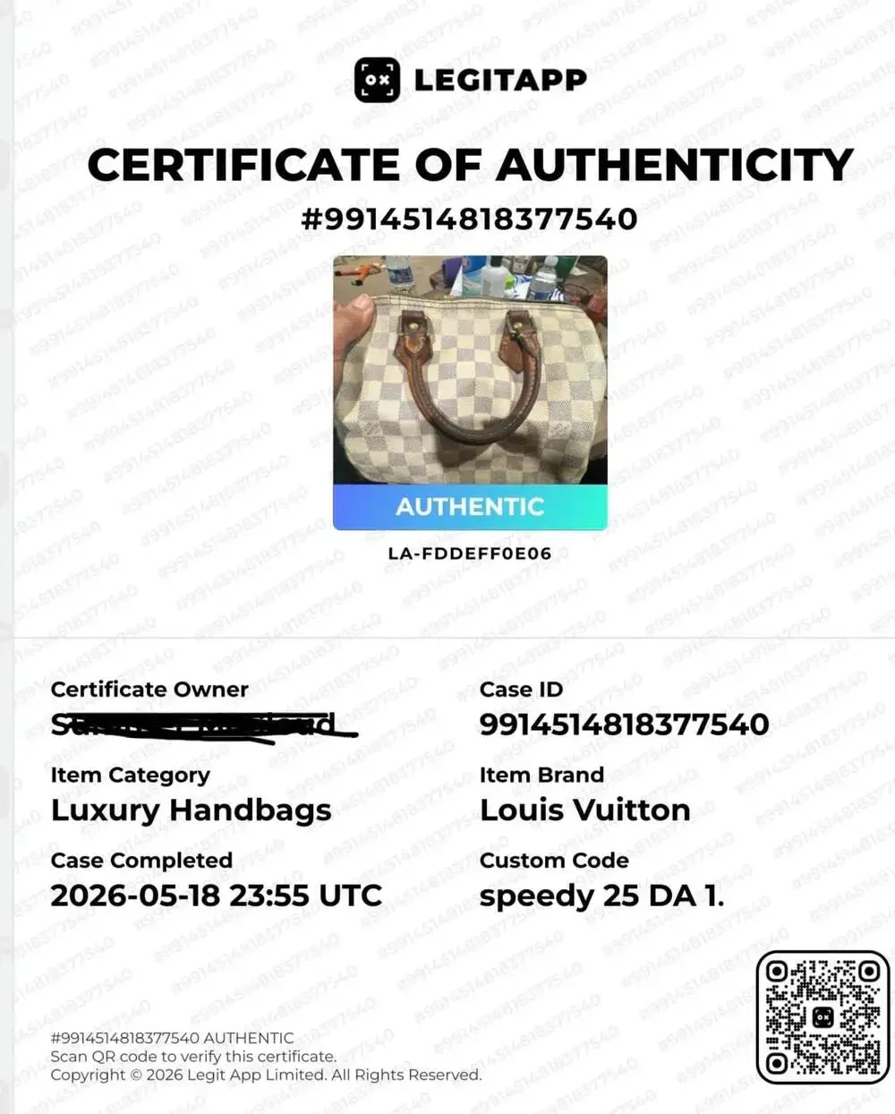 Louis Vuitton pre owned